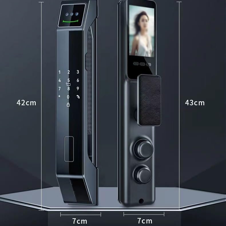 国内即発】JSEIAJB スマートロック指紋パスワードロック電気生体認証